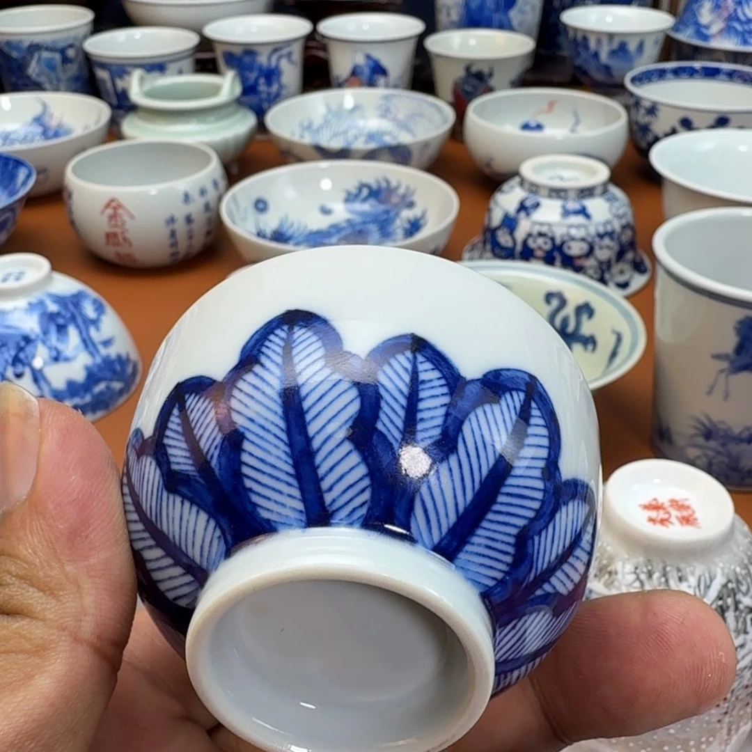 摆件一****海景德镇全手工手绘陶瓷