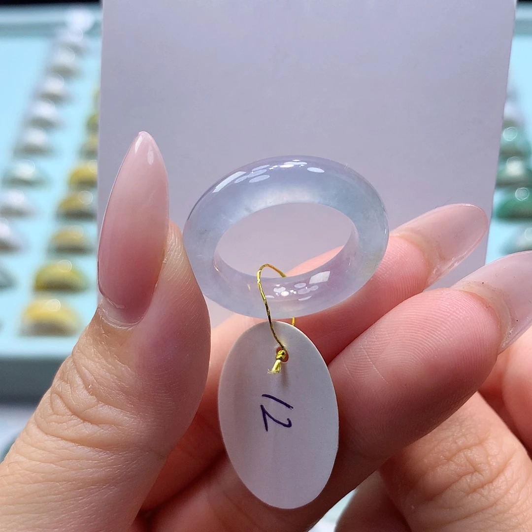 未镶嵌戒指翡翠12圈