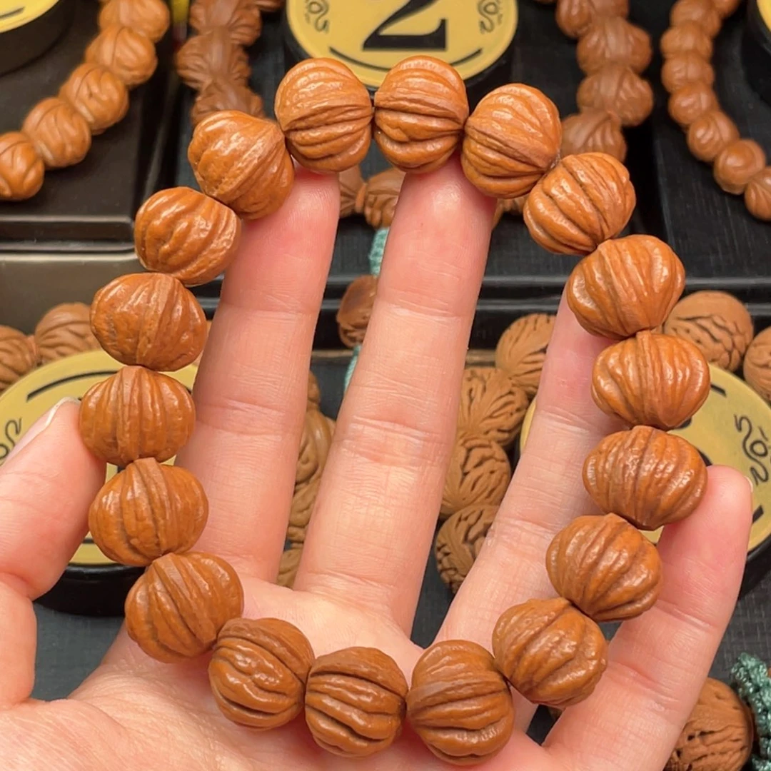 吊坠桃核佛手龙纹16