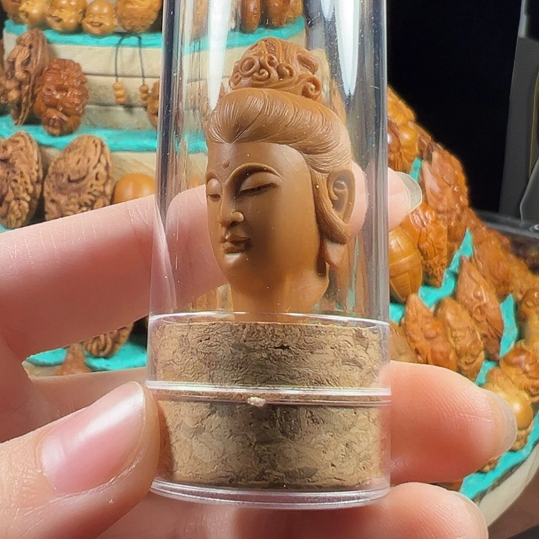 额***手串/手链橄榄核观音头像