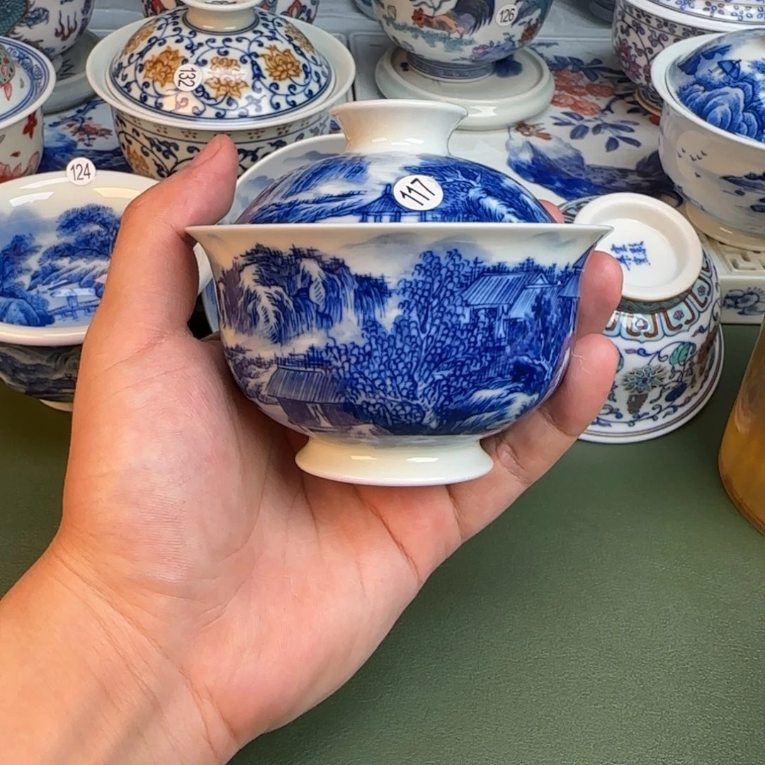 彦祖纯手工手绘茶具117