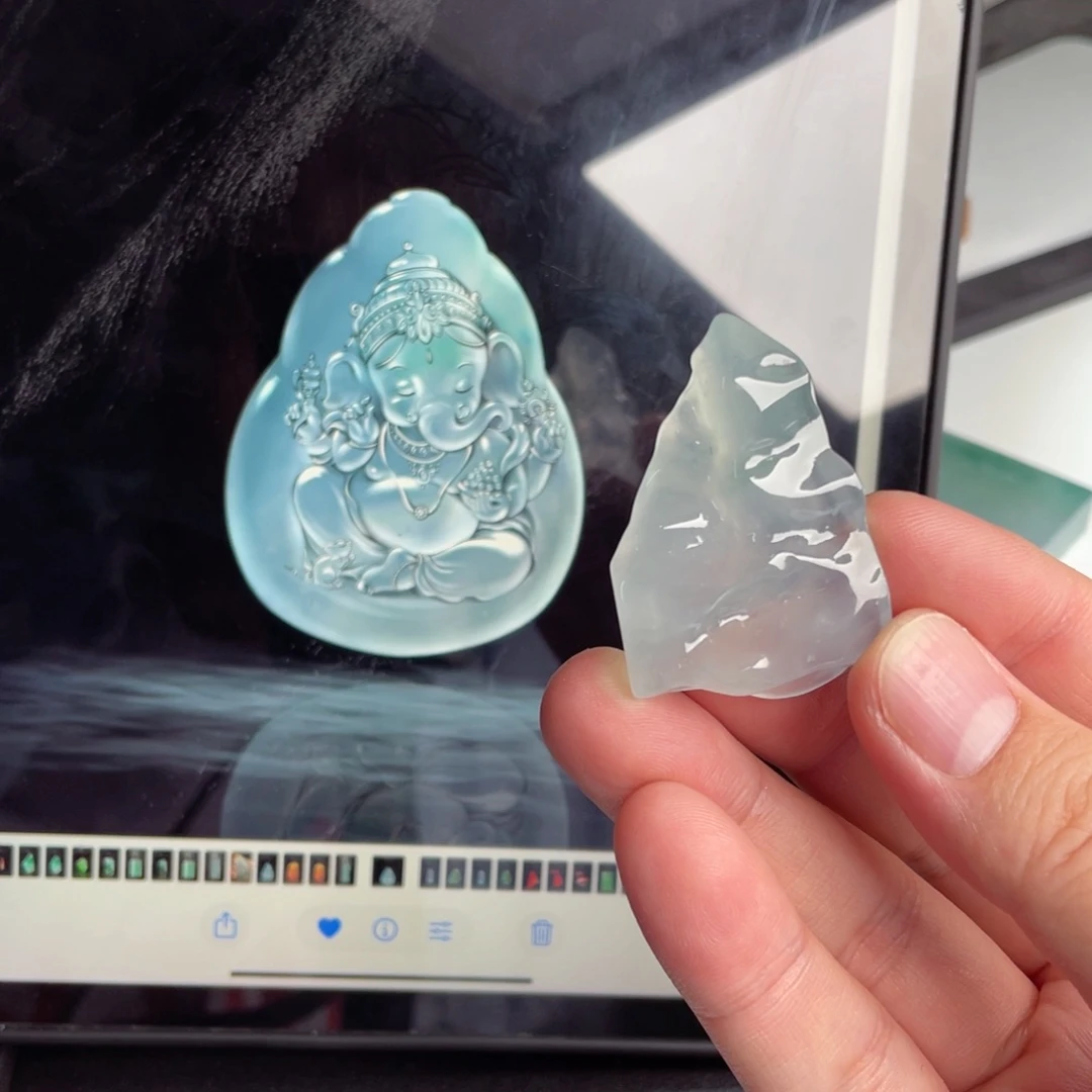 定制翡翠未镶嵌包工