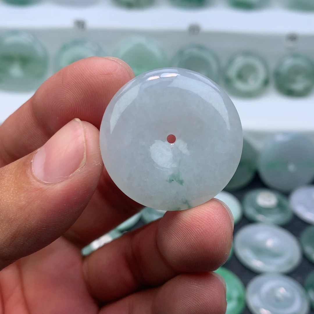 翡翠未镶嵌颈饰缅甸天然A货翡翠31,3-6.1