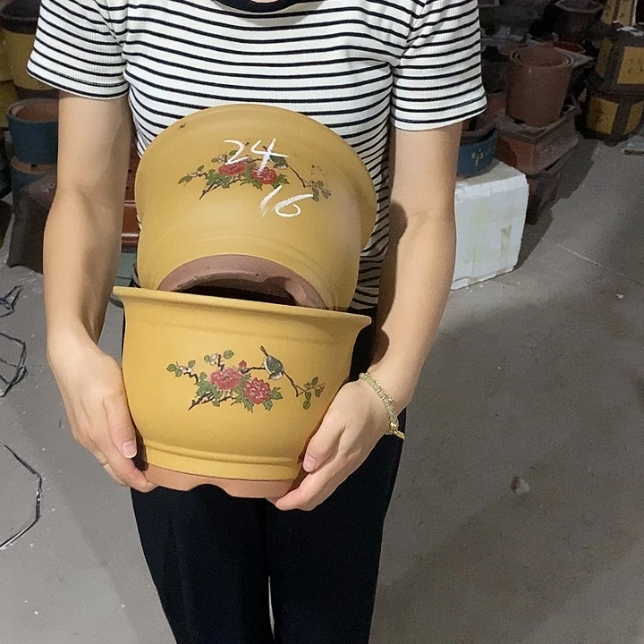 紫砂花盆紫砂花盆
