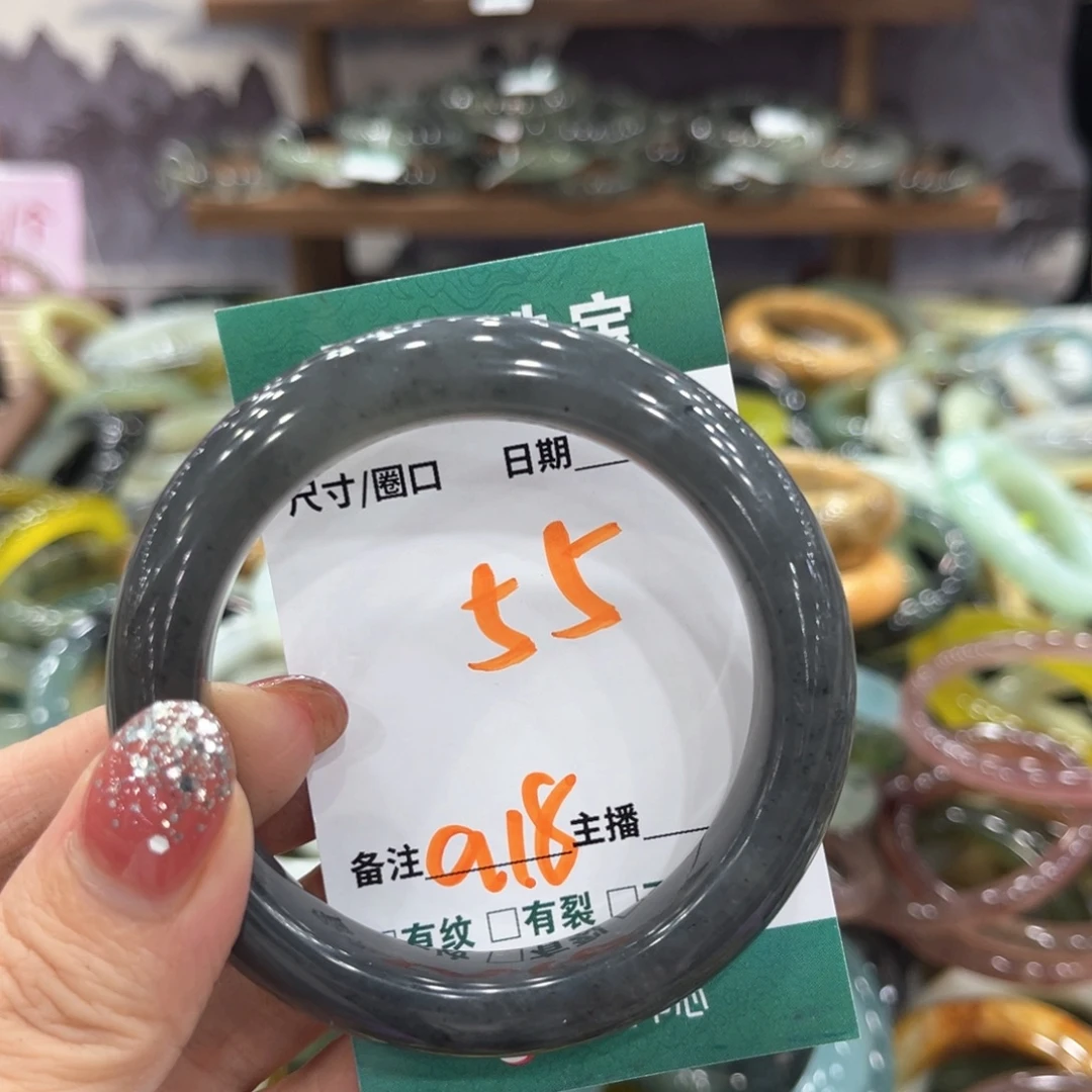 未镶嵌蛇纹石玉手镯手镯