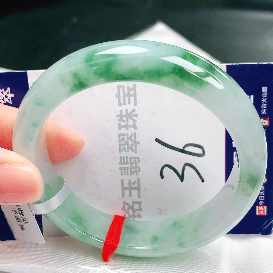 翡翠未镶嵌手镯缅甸天然a货翡翠手镯