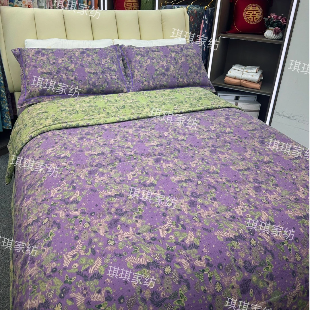 精品轻奢夏被四件套--柔情之境-6