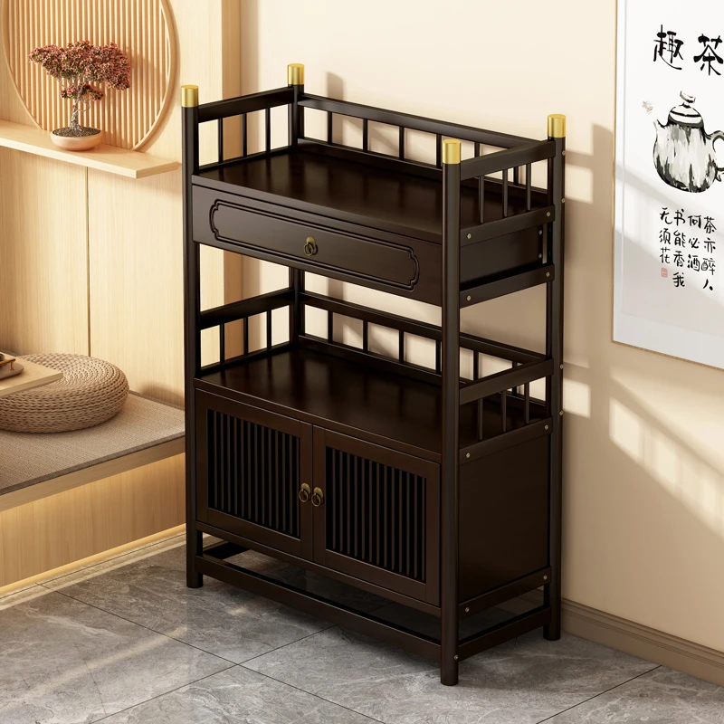 茶水柜家用茶几客厅泡茶台茶桌侧边柜茶水架置物架茶叶茶具收纳架