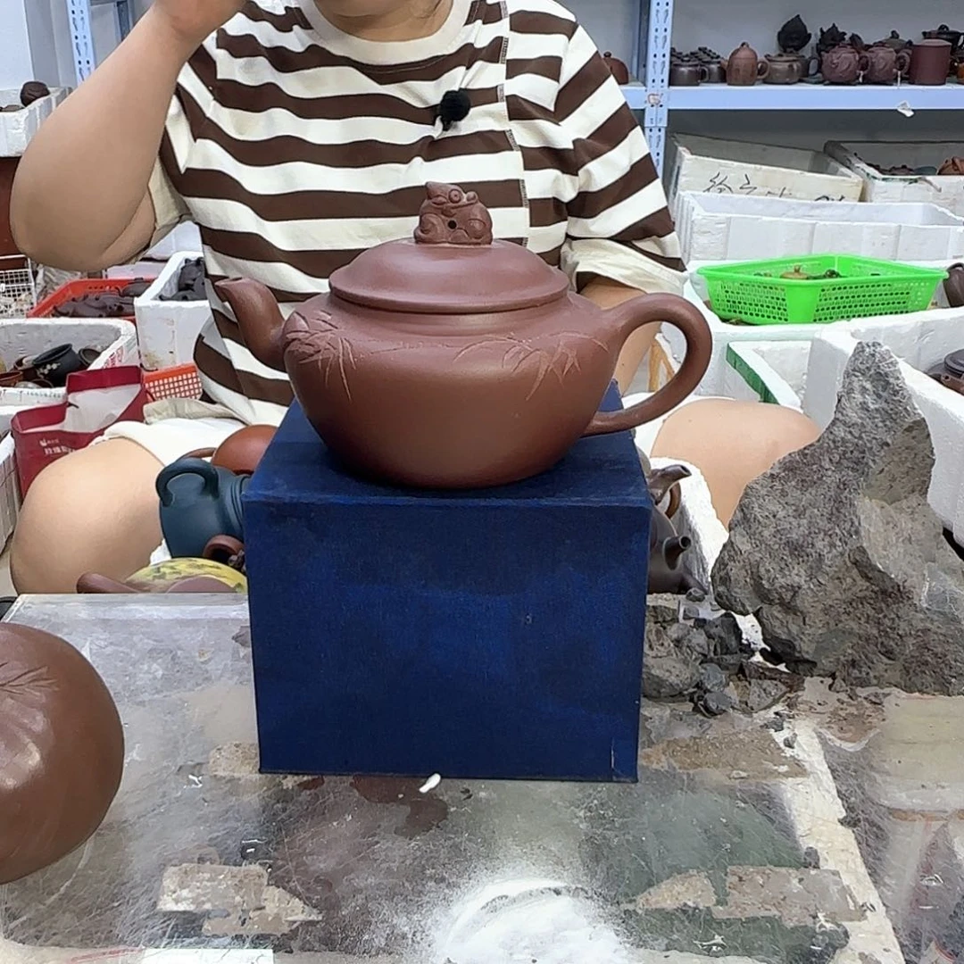 茶壶紫砂宜兴紫砂壶瑕疵处理