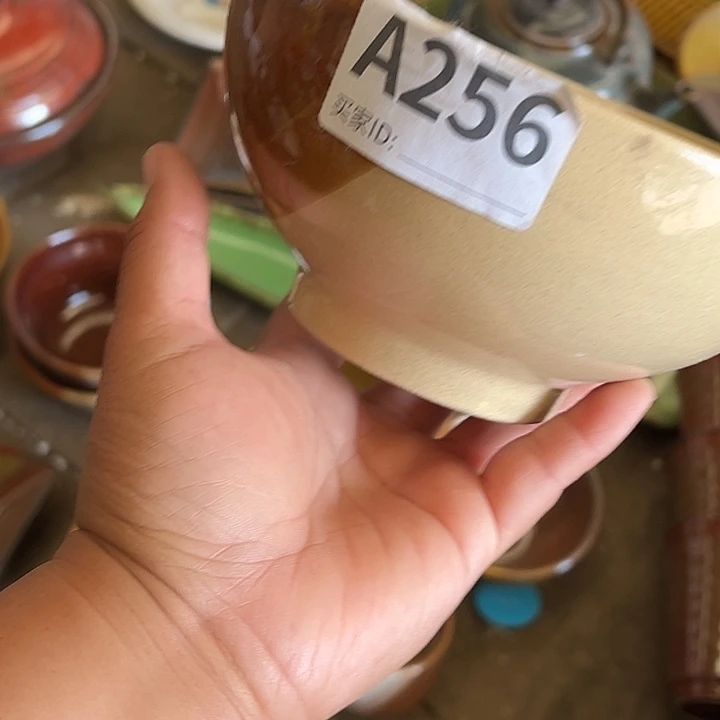 瓷粗瓷米饭碗四支