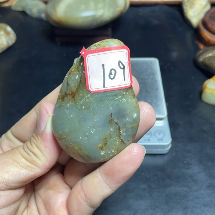 和田玉未镶嵌颈饰109