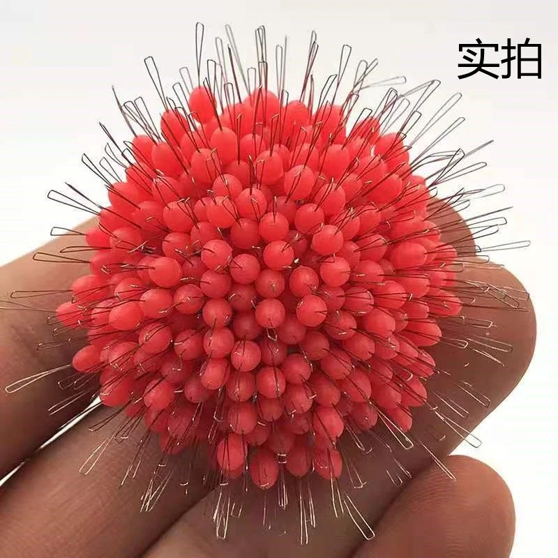 太空豆钓鱼太空豆钓鱼红色顶豆主线组硅胶太空豆硅橡胶锁紧豆