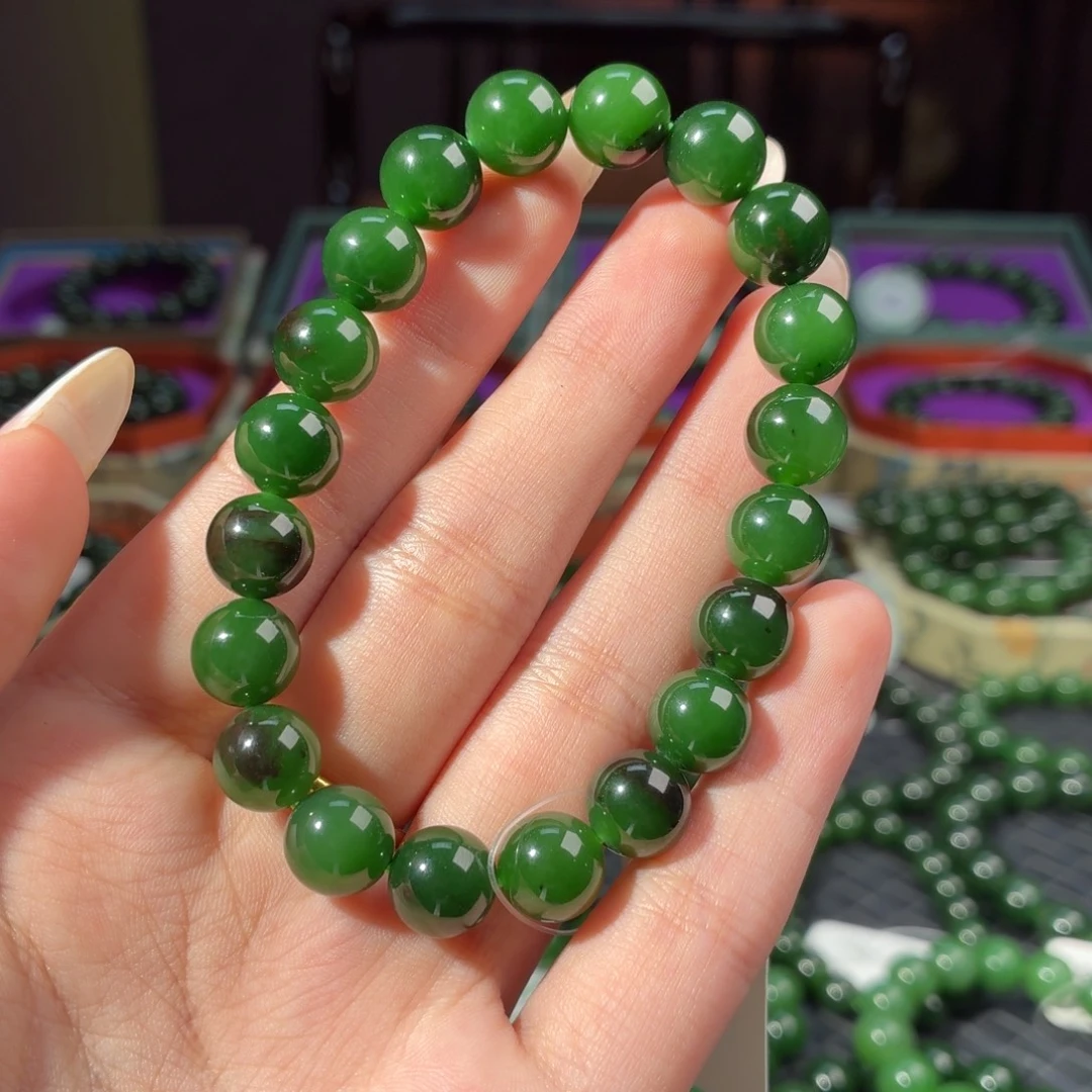 和田玉（碧玉）未镶嵌手串