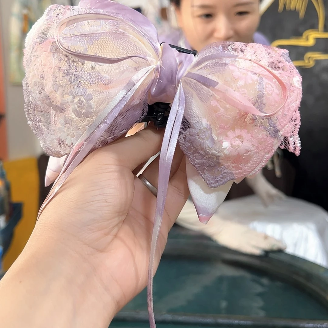 祥*妈669蕾丝抓夹手作