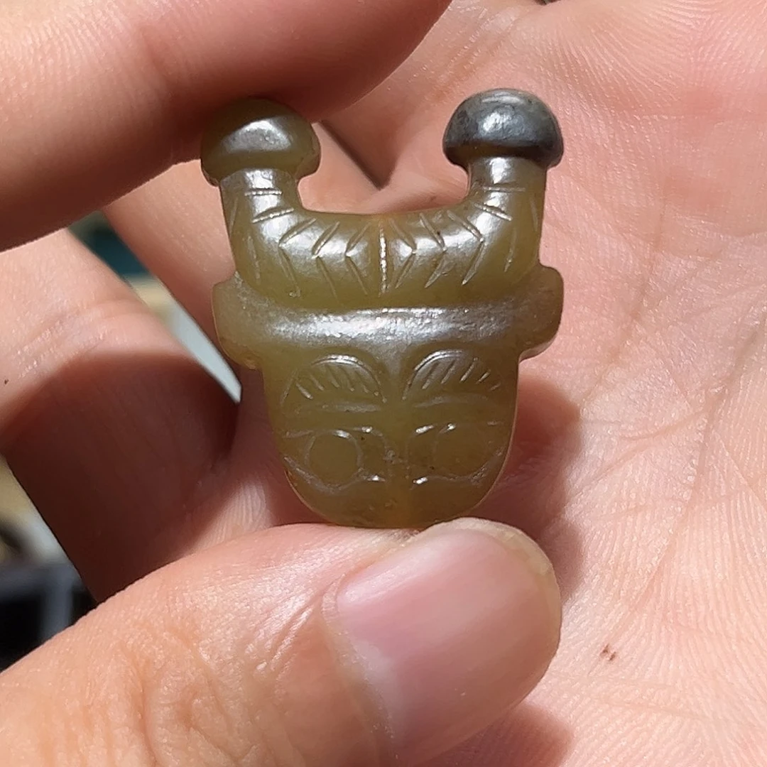 和田玉未镶嵌挂件杰****茶