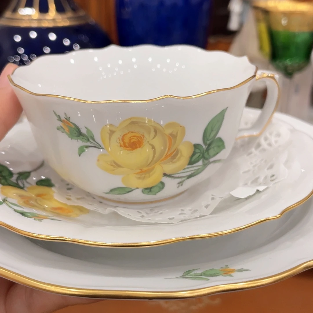 摆件中古一等红茶杯