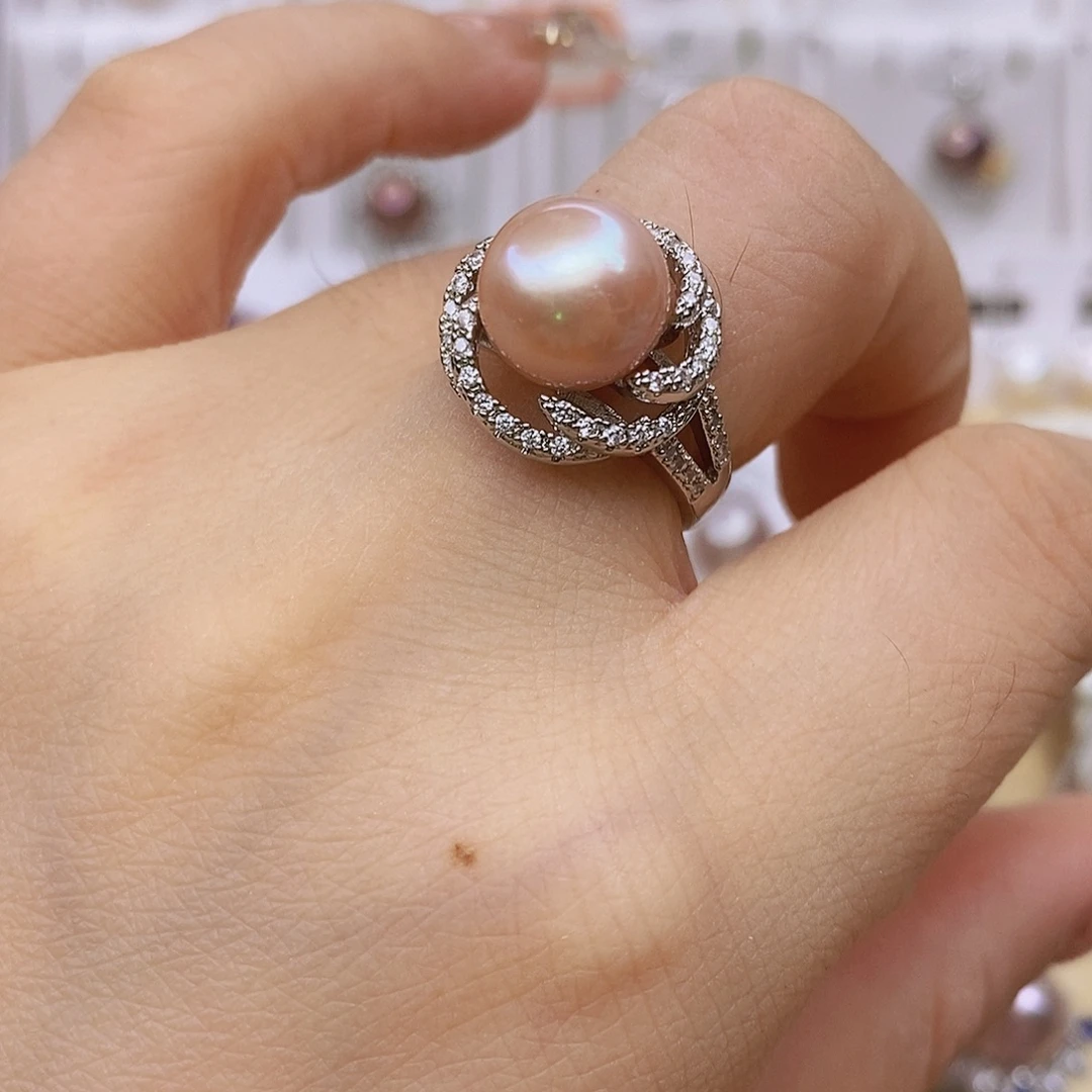 未镶嵌戒指淡水珍珠