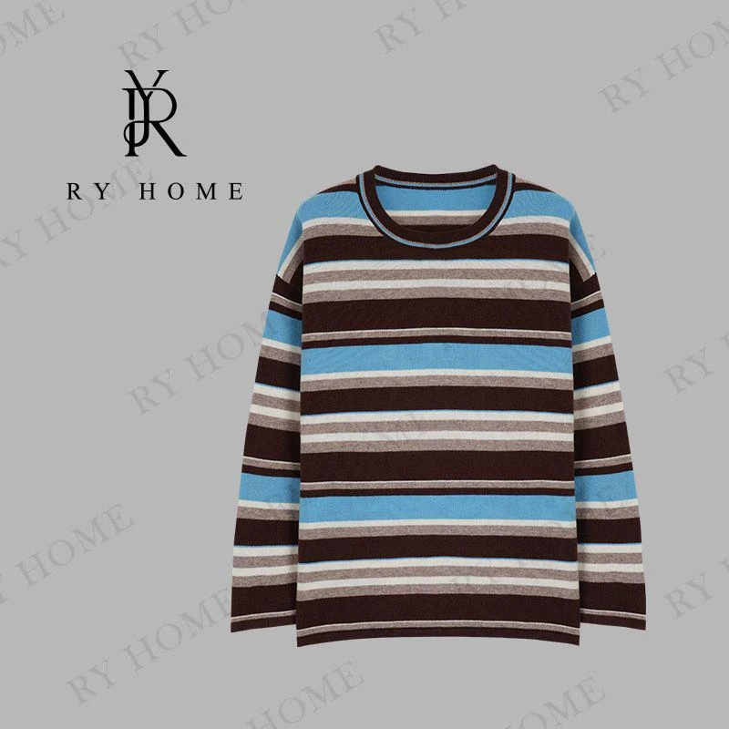 【容雨RYHOME】100%绵羊毛宽松慵懒感松弛文艺休闲毛衣253M3079