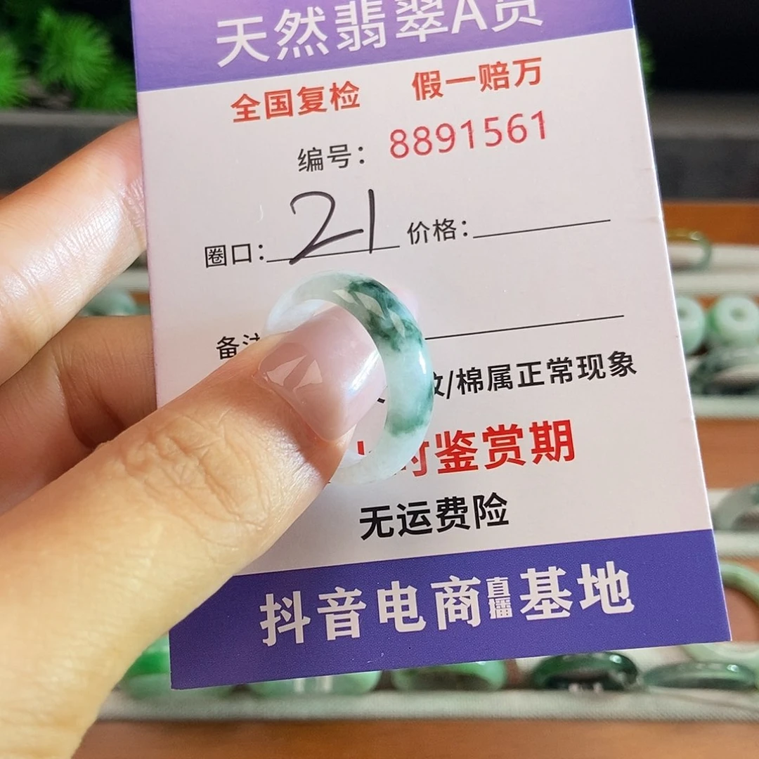 翡翠戒圈未镶嵌1561......
