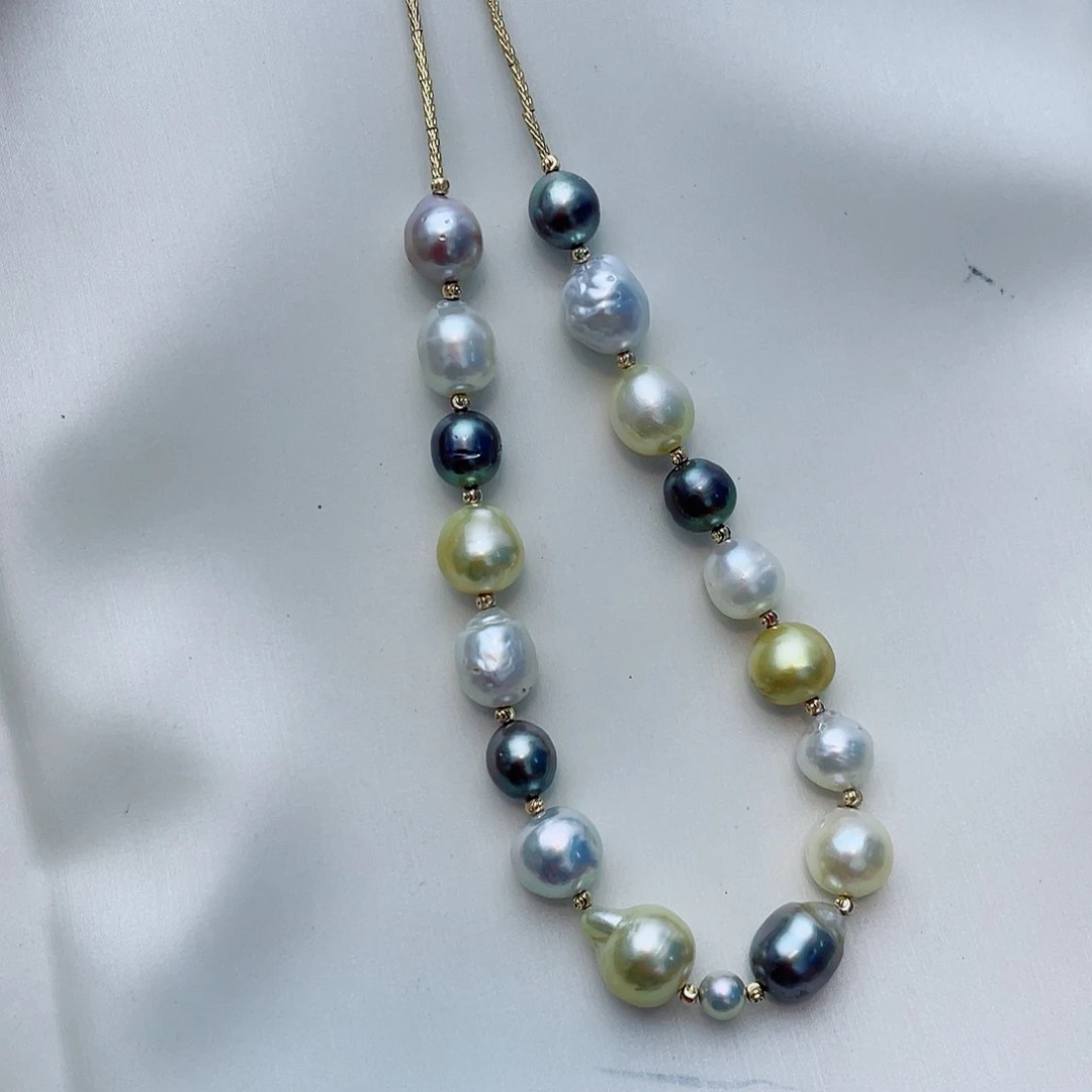 海水珍珠未镶嵌颈饰W19