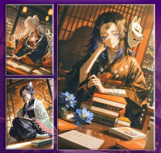 君君潮玩【红颜社-鬼灭之刃女神篇亚克力色纸第一弹】