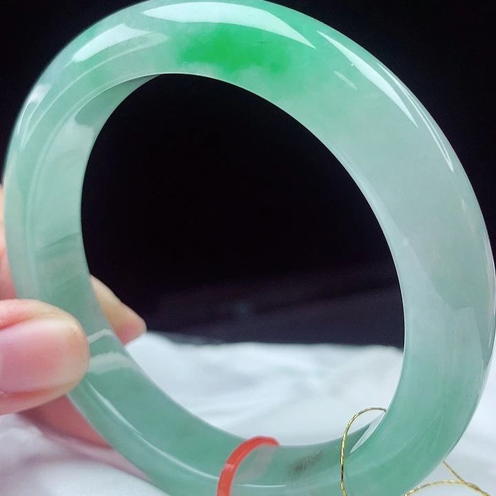 未镶嵌手镯翡翠57圈0306