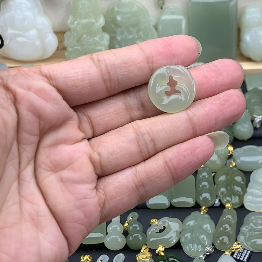 吊坠(不含链)未镶嵌和田玉