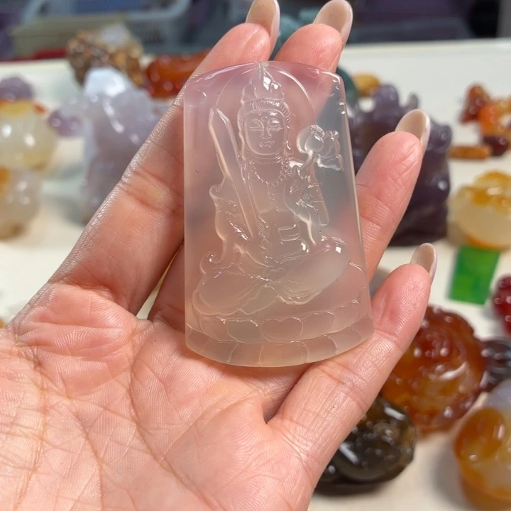 玛瑙/玉髓未镶嵌吊坠(不含链)