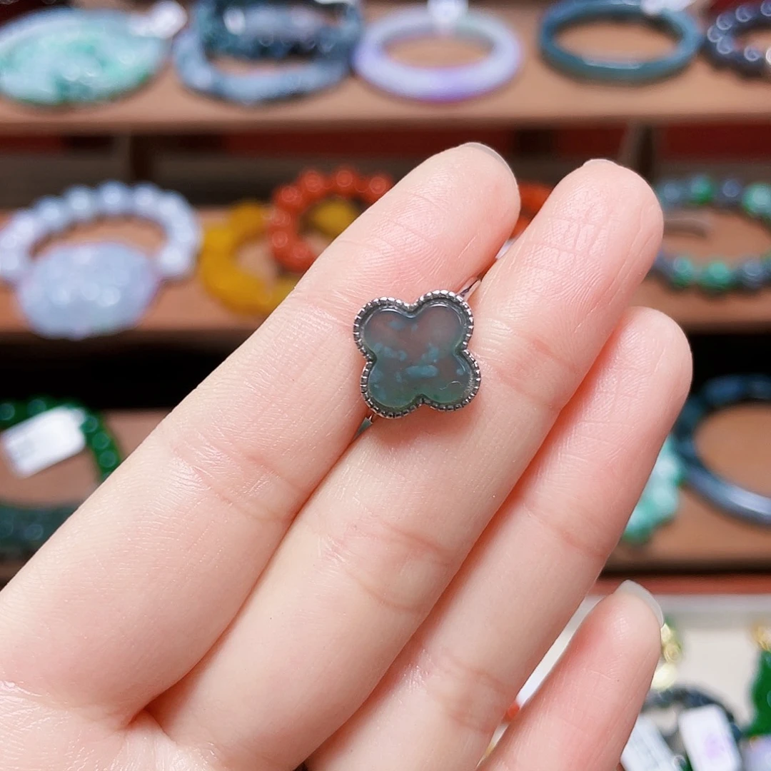 翡翠未镶嵌戒指饰品