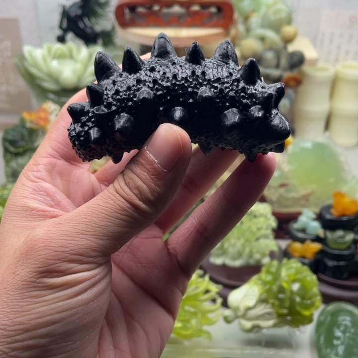 蛇纹石玉未镶嵌四大名玉手把