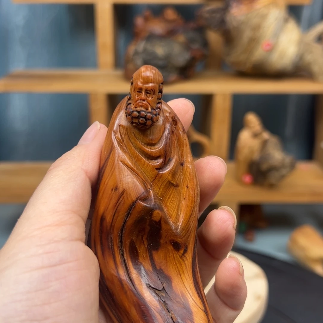 木听*崖柏木摆件手把件