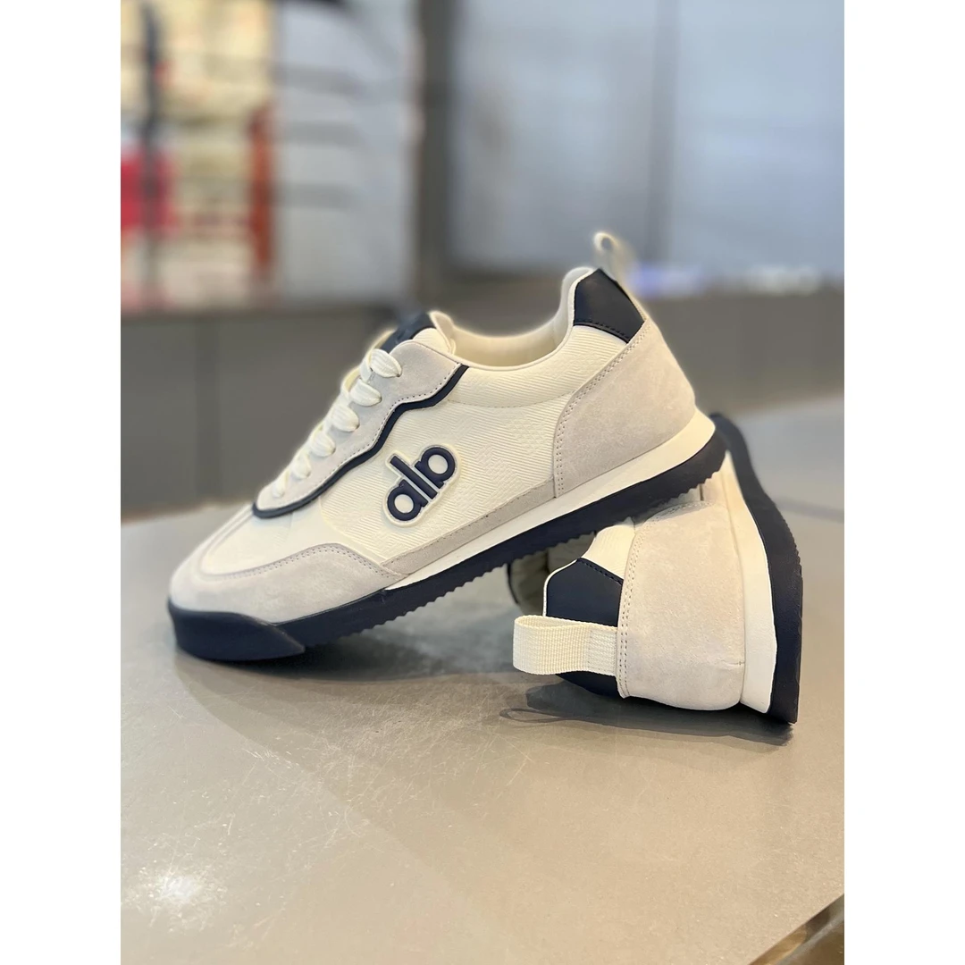 【香港DcSU&Shoes官方正品】皮布拼接款式休闲板鞋防滑耐磨阿甘鞋