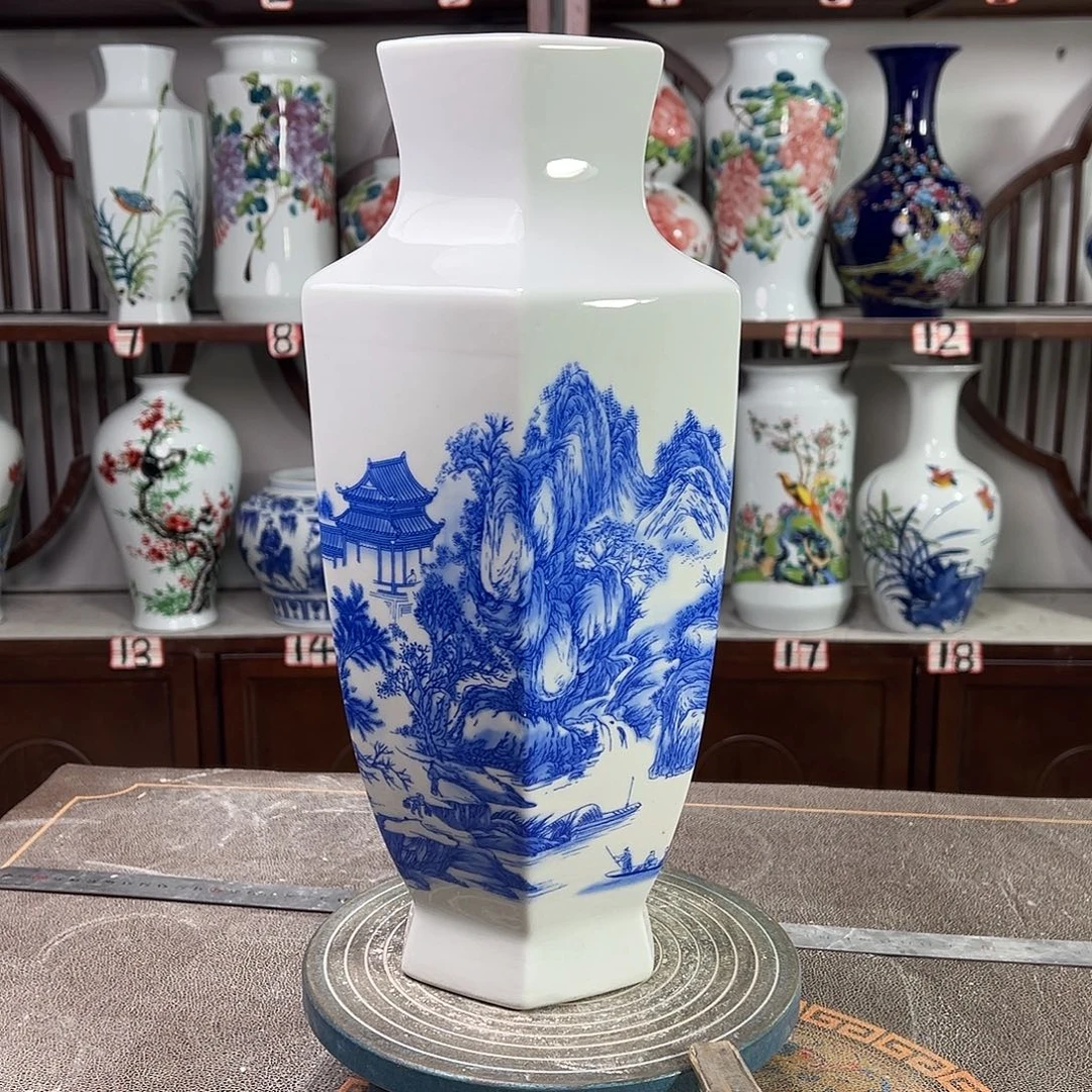 陶摆件景德镇陶瓷6山水