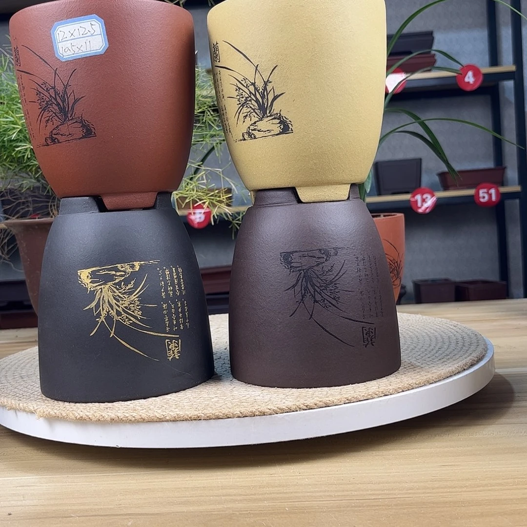 紫砂花盆紫砂花盆