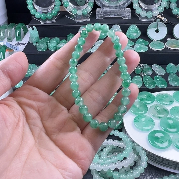 石英质玉未镶嵌手串