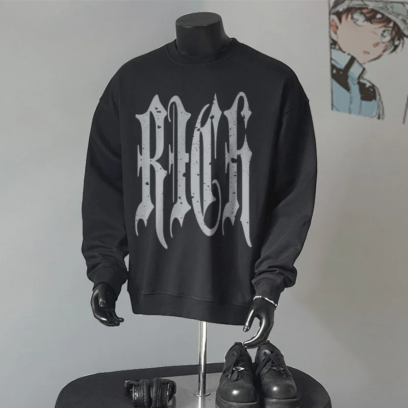 海外订单尾货~剪标撤回外贸轻奢秋冬新款卫衣男女休闲印花上衣潮