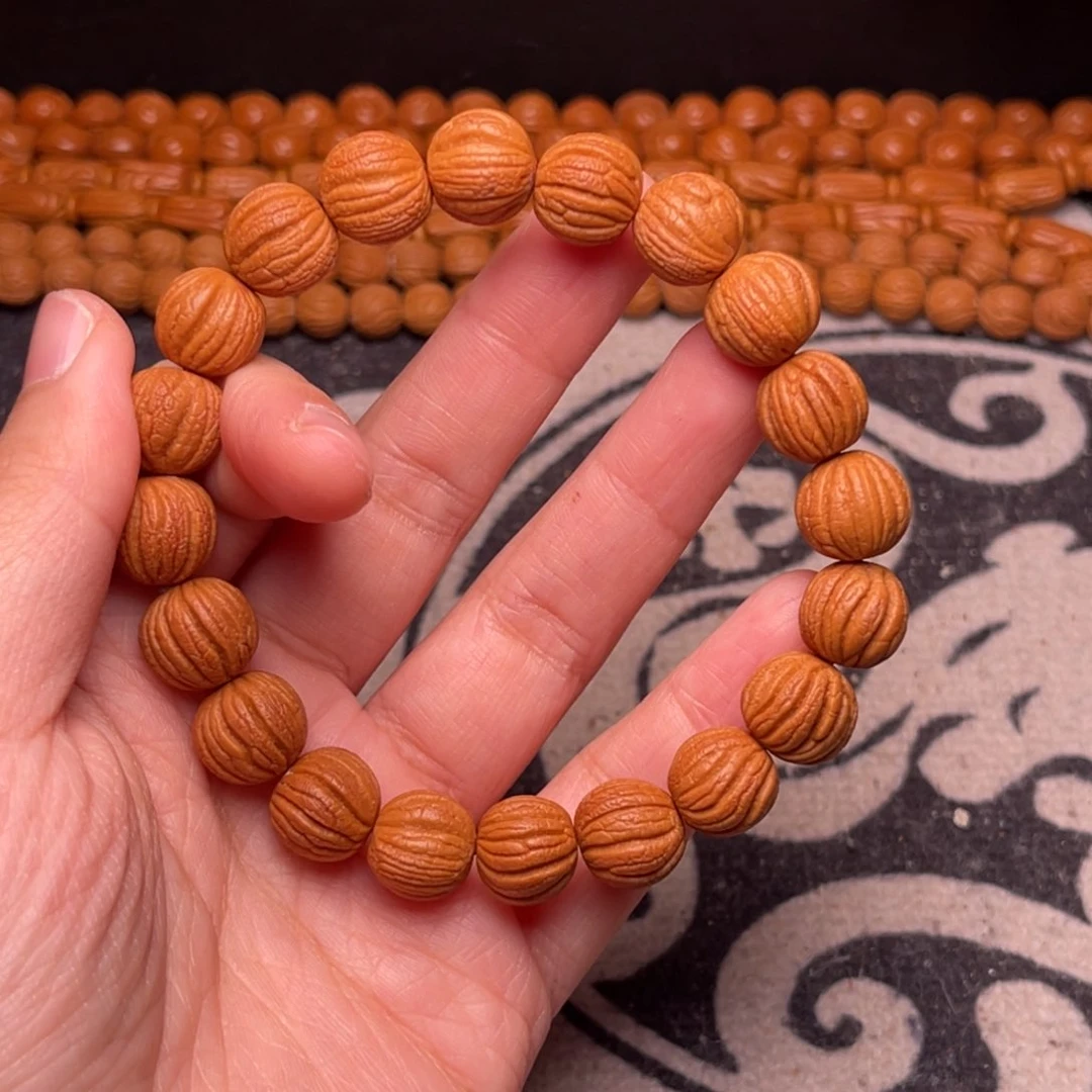 手串桃核龙纹八棱13