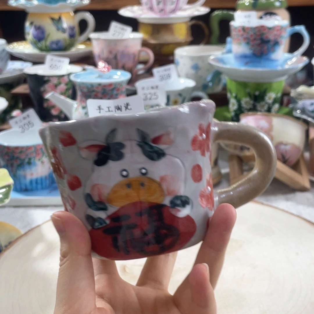 景德镇手工陶瓷杯327