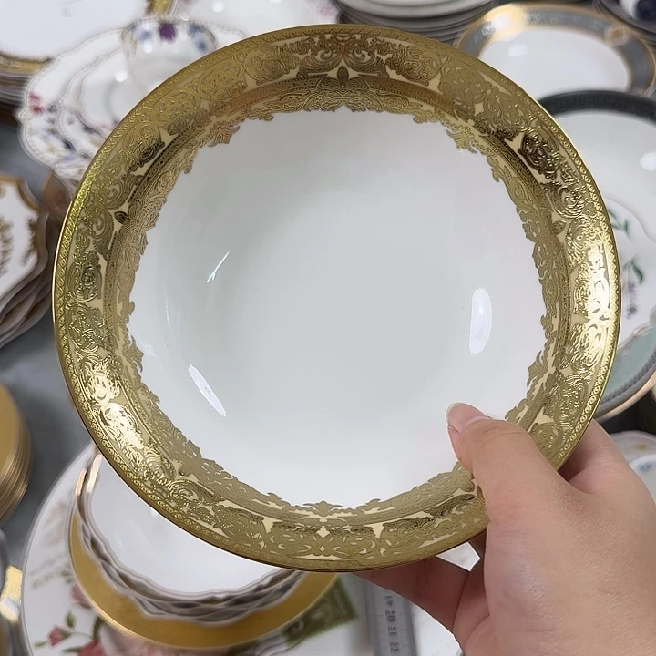 心***恩7英寸面碗微瑕2个