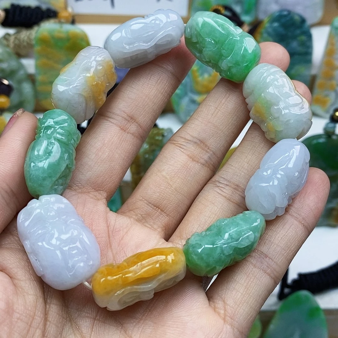 定制翡翠未镶嵌天然翡翠A货