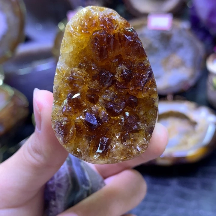福利黄晶蛋未镶嵌水晶?****?
