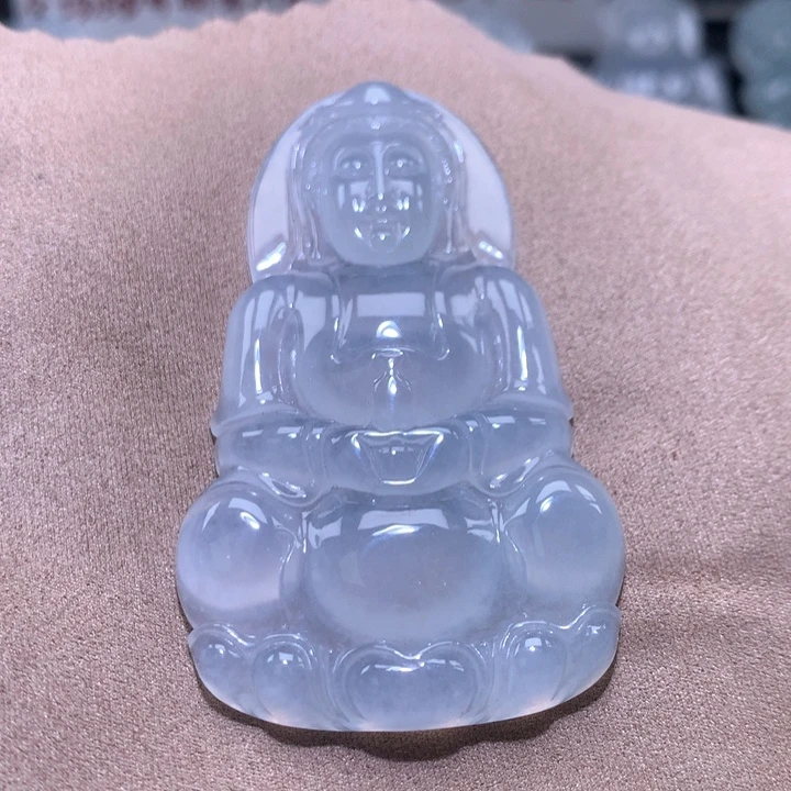 颈饰未镶嵌翡翠缅甸翡翠