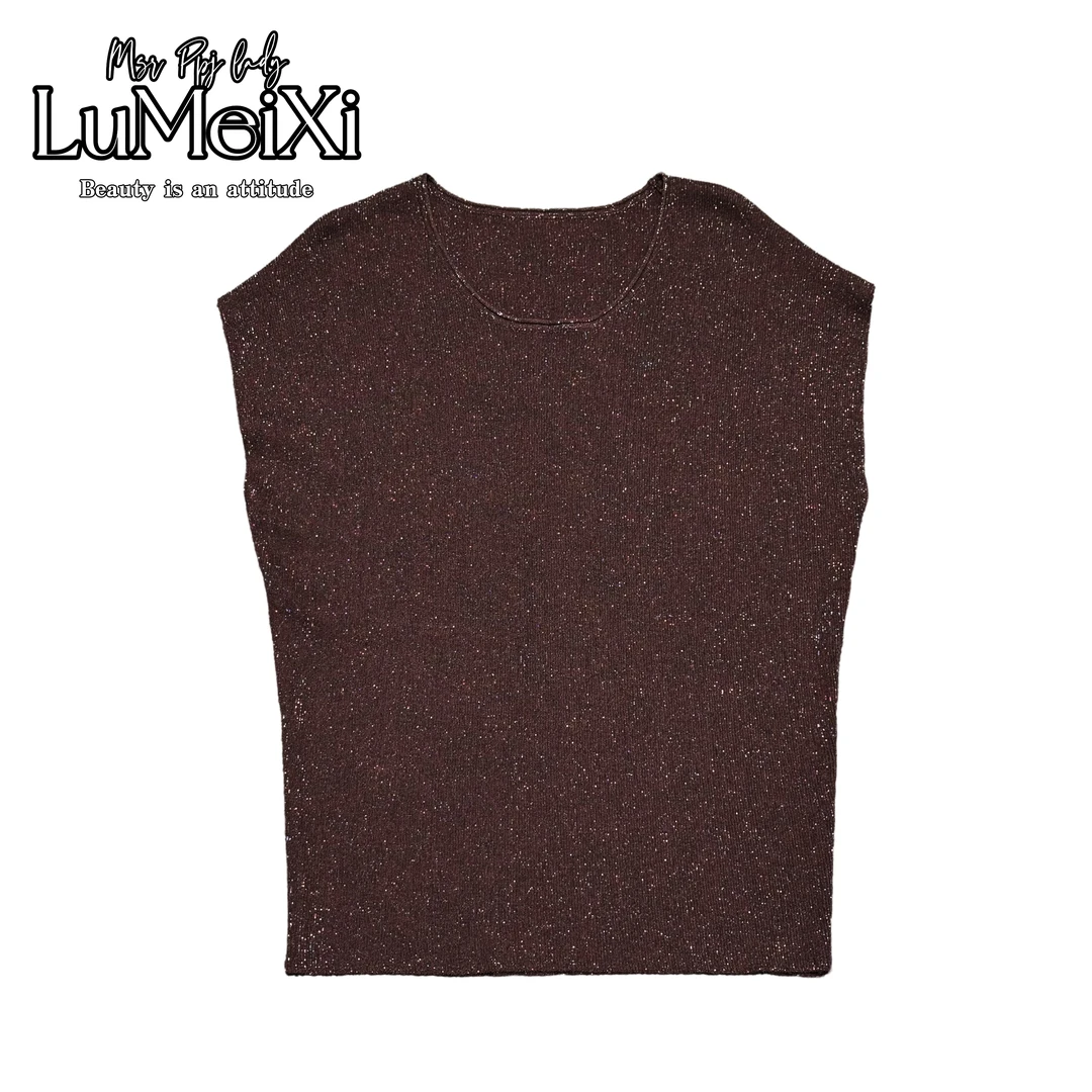 LMXPPJ【人手一件】镂空针织T恤女2025新款宽松百搭洋气减龄H985