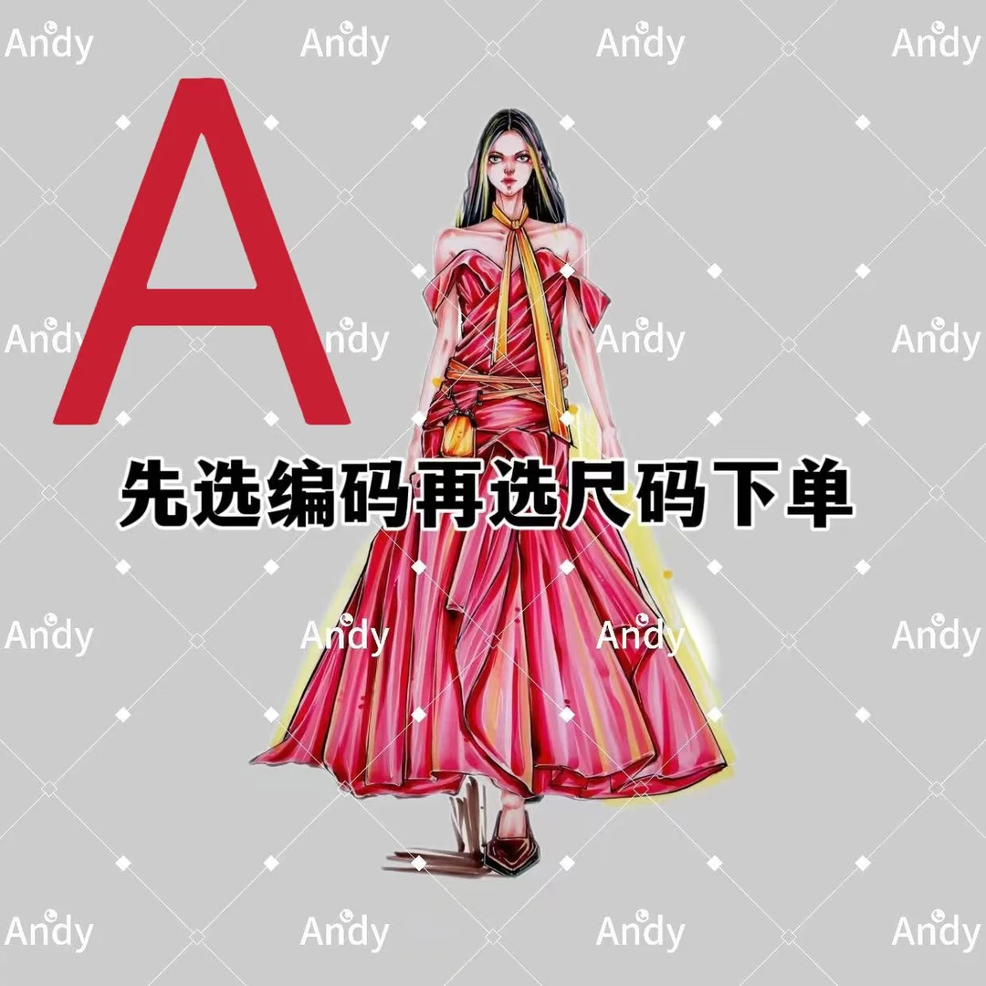 【A编码合集 上选编码 下选尺码】丝绒连衣裙时尚收腰女长裙926