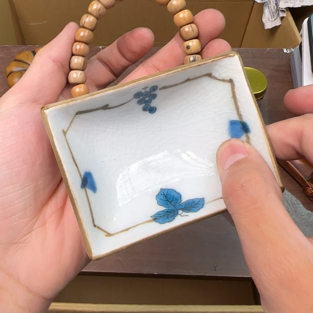 朱泥陶瓷孤品单件车里拍