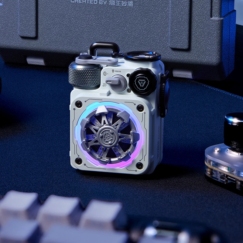 猫王音响XOG机械光域CUBE便携式蓝牙音箱弹药箱版