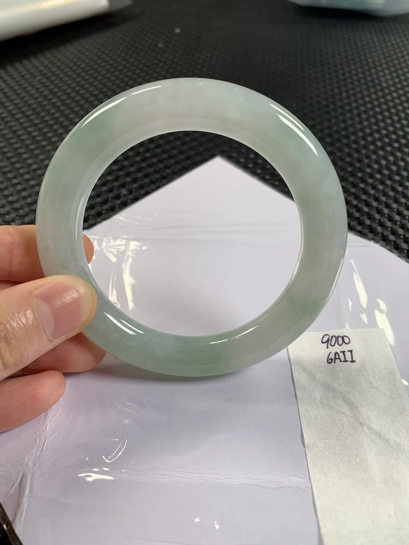 天然缅甸翡翠A货手镯 6AII