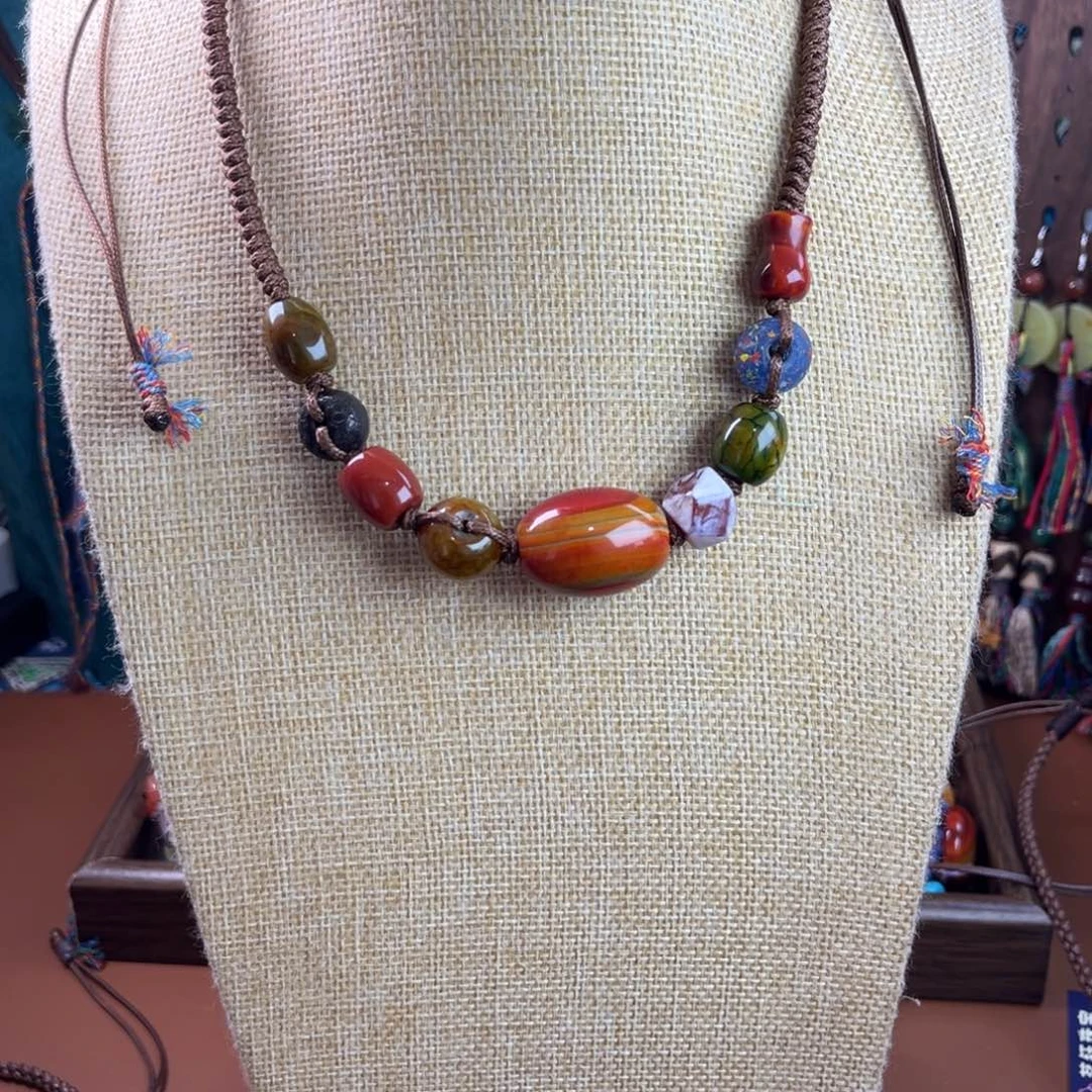 玛瑙/玉髓未镶嵌颈饰