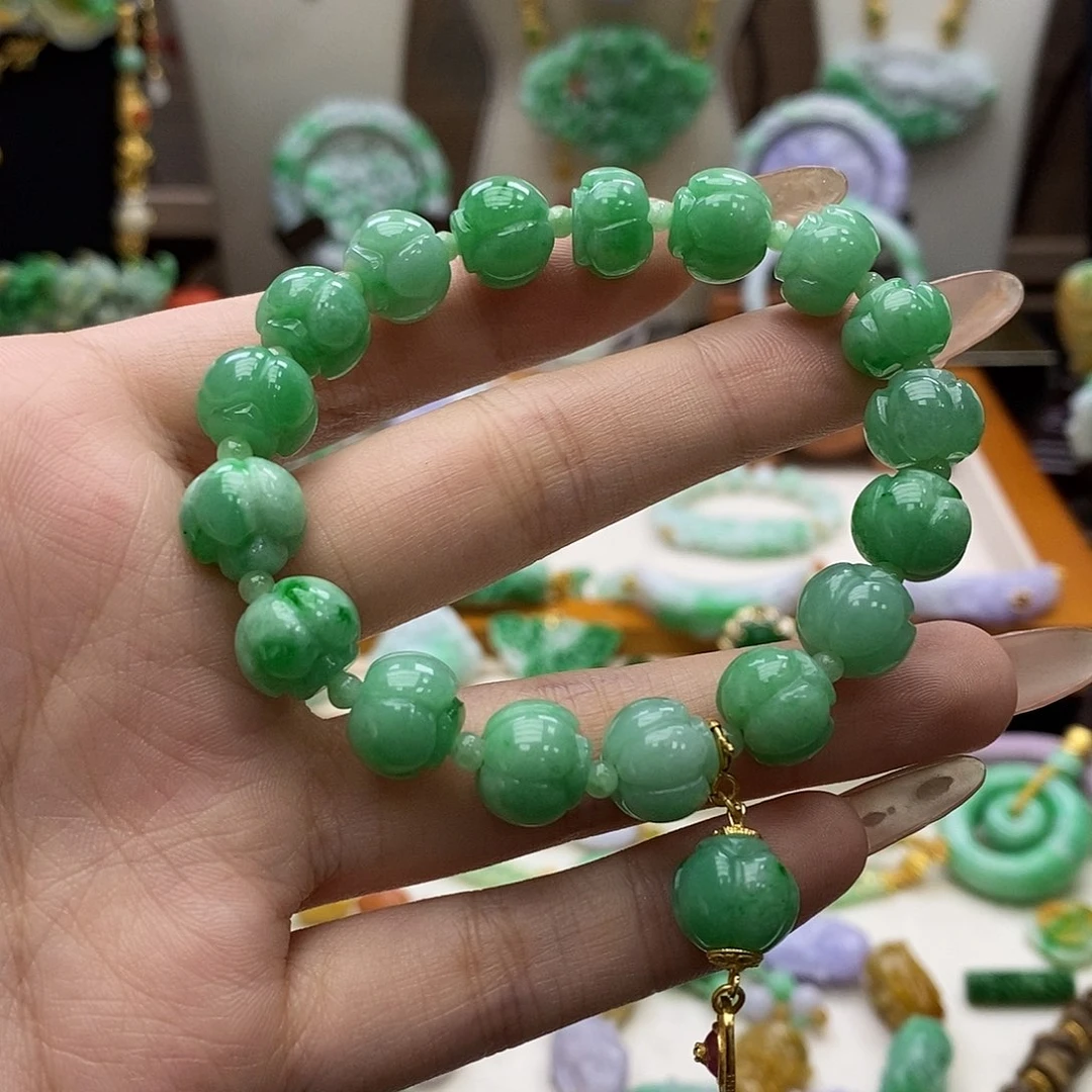 颈饰未镶嵌翡翠小*精手链