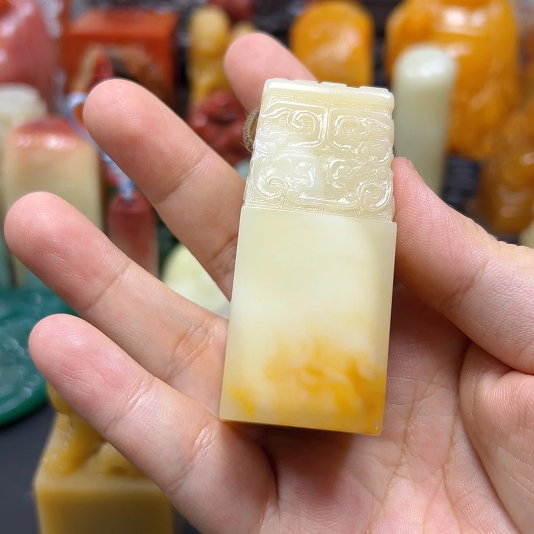 印***家寿山石印章雕刻工艺